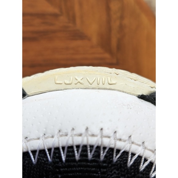 Nike React LeBron Men's XV1117 Low White Metallic Gold Basketball Sneakers, 12 - Picture 10 of 16